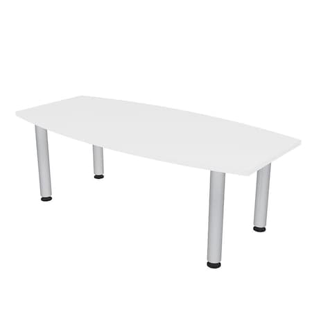 Skutchi Designs 33.5 in W, 59.5 in L, 29 in H, Engineered Wood Top, White HAR-BOT-34X60-PT-09